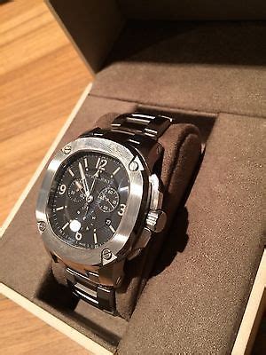 Burberry Britain Chronograph Bby 1102 Mens Watch 